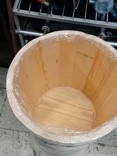 comprar Tina Barrica  De Madera Para Nieve Artesanal 10 Litros 