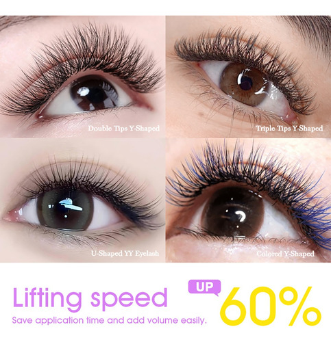 Extensiones De Pestañas Masscaku En Forma De U Yy 8-15 Mm Mi