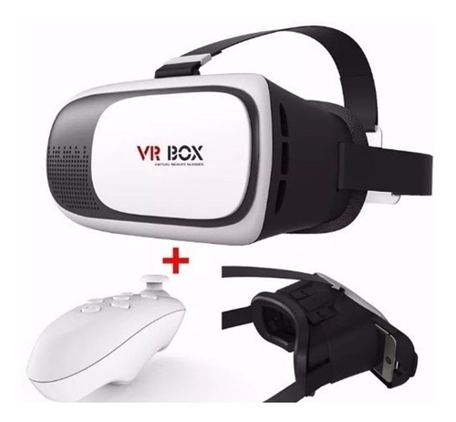 Lentes Realidad Virtual  Vr Box 2.0 Google Carboard + Mando