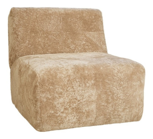 Sillón De 1 Cuerpo Poltrona De Cuero Lanar Premium Leder Hd