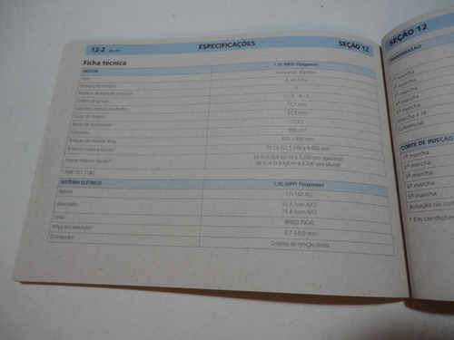 Manual Gm Celta 2007 2008 Original Gm 1.0 8v Flex Mpfi Vhc (Usado)