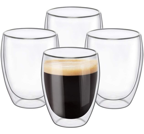 Vasos Doble Pared 350 Ml X 4 Unidades