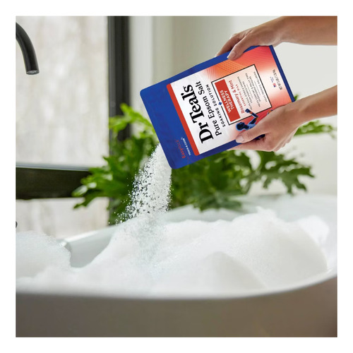 Dr Teal's Baño Sales Epsom C/magnesio Terapia De Bienestar. Menta Romero