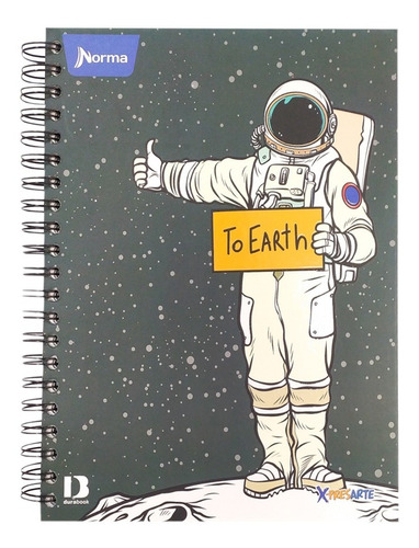 Cuaderno Argollado Rayado X-presarte Masculino X 100 Hojas