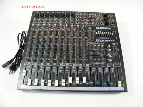 Consola De Sonido Mackie Cfx 12 Mkii 32bits Efec 4-subgrupos (Usado)
