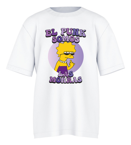 Playera Feminista 8 Marzo Marcha Lisa Simpson Libres Morras