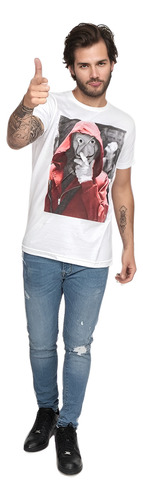 Playera Mascara De Latex La Casa De Papel Mlcp Hombre
