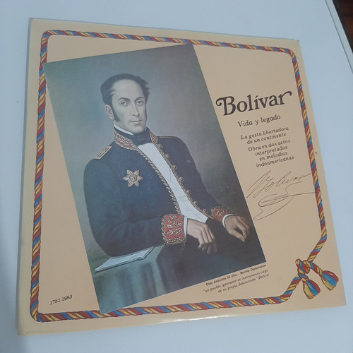 Discos De Acetato  Bolívar. Vida Y Legado  