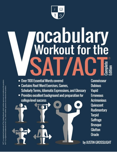 Libro: Ejercicio De Vocabulario En Inglés Para El Sat/act: C