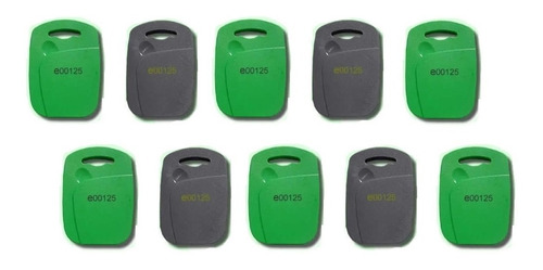 Imagen 2 de 4 de Llavero Llave Rfid Virgen Rectangular Regrabable 125khz X10u
