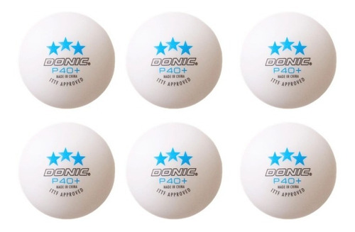 Imagen 1 de 5 de Pack X6 Pelotitas 3 Estrellas Ping Pong Tenis De Mesa Pelota