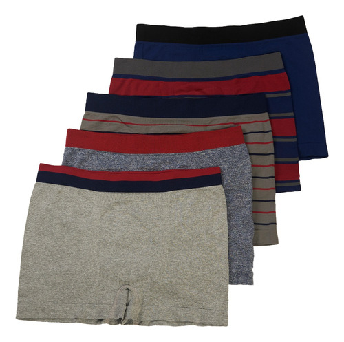 Bóxer Sin Costuras Mercado Libre Basics De Hombre- 5 Piezas