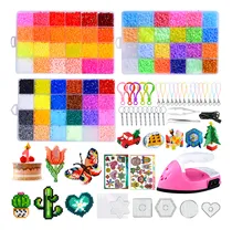 Comprar Kit Para Hacer Bisutería Hama Beads Figuras Mini 39000 Pzas Con Planchar 2.6mm 72 Colores Niños Manualidad Set Bricolaje Y Pulseras