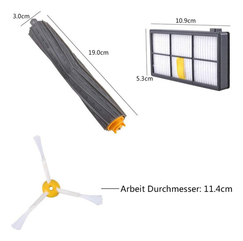 1 Kit De Piezas De Recambio For Irobot Roomba 960 980 990