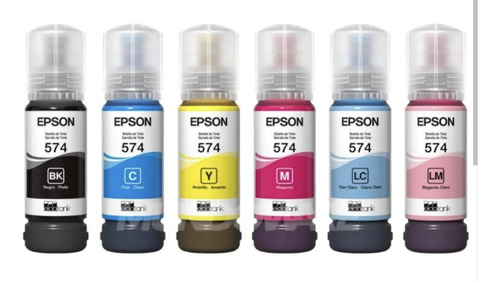 Tinta Epson 574 Especial Para La Impresora L8050