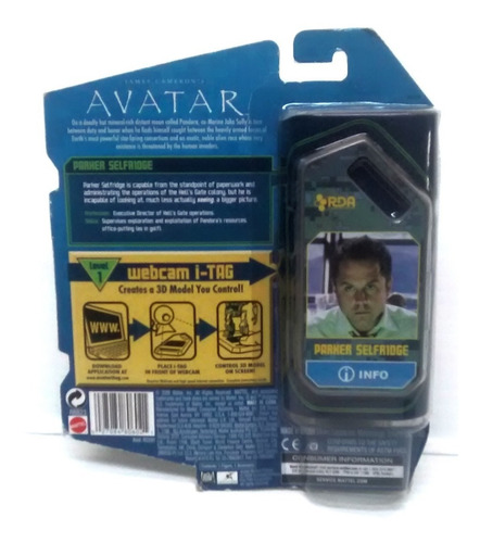 Avatar Figura Parker James Cameron Pelicula Pandora 3 3/4 (Usado)