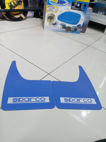 X2 Guardabarros Faldillas Universales Para Auto Sparco Azul