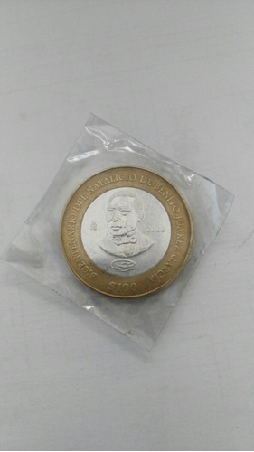 Moneda Bicentenario Del Natalicio De Benito Juarez....