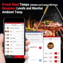 Comprar Termómetro Inalámbrico 4 Sondas Bbq Carnes Parrillas 