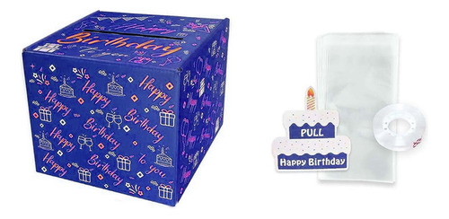 Gift Boxes G4 Happy Birthday, Caja De Dinero Para Regalo En