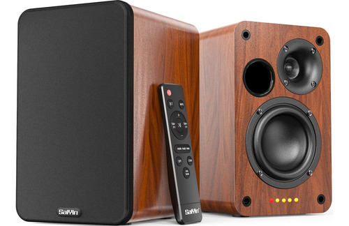 Altavoces Bluetooth De Estantería Saiyin De 30 W X 2 Con Woo