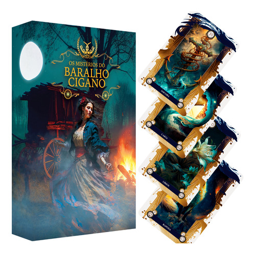 Kit 2 Tarot Baralho Cigano E Tarô Dos Sonhos Plastificados
