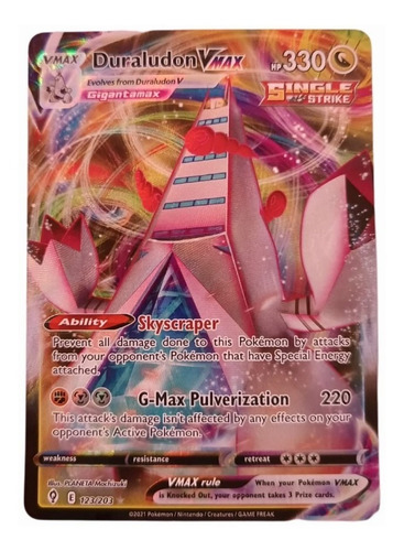 Pokemon Tcg Duraludon Vmax 123/203