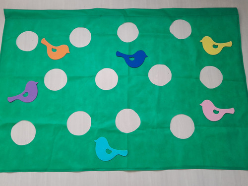 Cortina Didáctica Con Agujeros, Jardin Maternal, Juegos