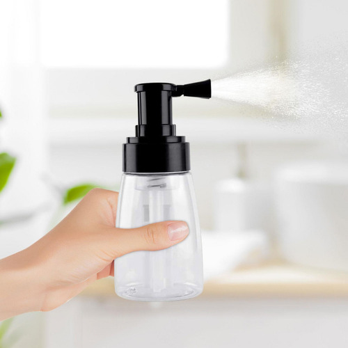 4 Botella De Spray De Peluquería Cosméticos De Tapa Negra