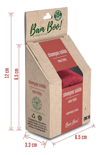 50 Pack Mix Shampoo Sólido Artesanal 80 G Bam Boo! Lifestyle