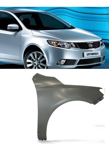 Paralama Kia Cerato 2009 2010 2011 2012 Primer Direito