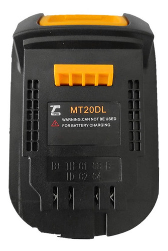 Adaptador Convertidor De Batería Mt20dl Para Makita 18v Bl18