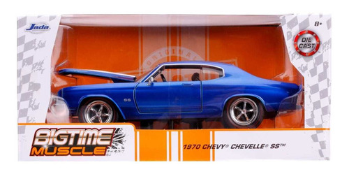 Jada 1:24 1970 Chevy Chevelle Ss Azul Clásico Sport Caja 
