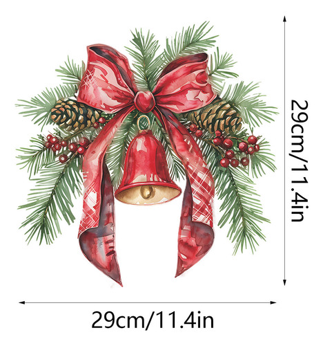 Pegatinas En Forma De Piña Con Forma De Lazo Navideño En For
