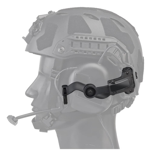 Adaptador De Riel De Casco De Rotacion Multiangulo Para Auri