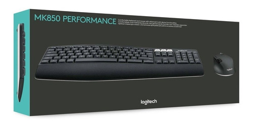 Ltc Teclado + Mouse Inalambrico Logitech Mk850 Black Combo