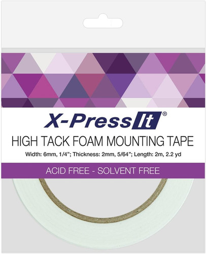 X-press It High Tack Cinta De Montaje De Espuma De 6 Mm 