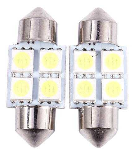 Luz Led Festón Para Interior De Coche, 12 V, 30 Mm, 4 5050 S