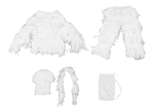 Traje De Camuflaje Para Nieve 5 En 1, Doble Costura, Ventila