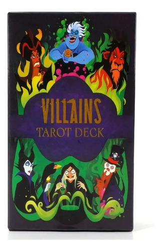 Tarot Villains Villanos-disney 12x7cm Guía En Pdf