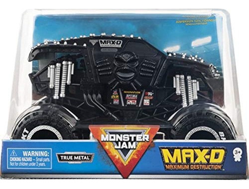 Monster Jam, Monster Truck Oficial Max-d, Vehiculo De Colec
