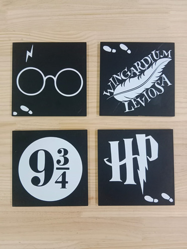 Cuadro De Harry Potter Encuadrate De 40 X 40 Cm