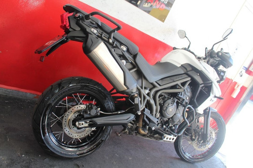 Imagem 3 de 11 de Triumph Tiger 800 Xcx 800xcx Abs 2020 Branca Branco