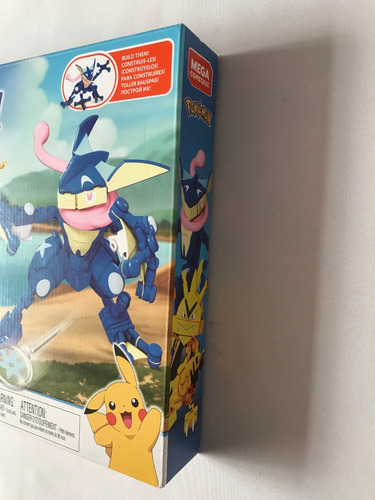 Greninja Vs Electabuzz Pokemon Mega Construx Gfv84 340pz 340 (Usado)