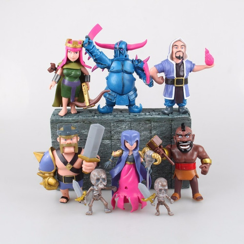 Clash Royale Set De 8 Figuras Clash Of Clans