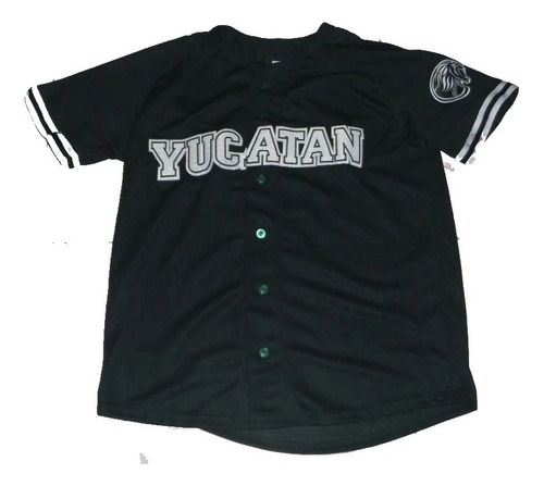 Jersey Beisbol Leones Yucatán Camisola Visita Hombre Verde