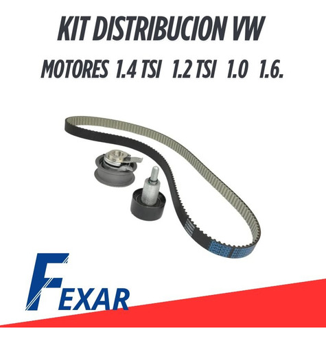 Kit Polea Tensora Banda Tiempo Golf Vi 1.4 Tsi 2013 - 2016