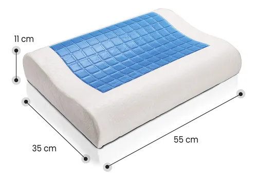 Combo Protector de Colchón King Acolchado + 2 Almohadas Ortopédicas con Gel Refrescante y Memoria Energy Plus
