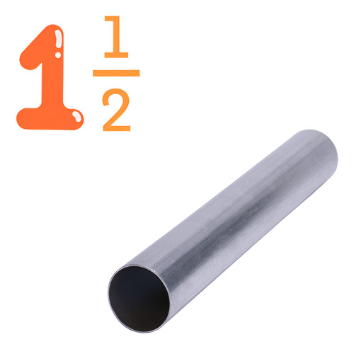 Tubo Conduit 1 1/2 Pared Delgada(38mm) X 3, Galvanizado