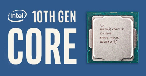 Procesador gamer Intel Core i3-10100 BX8070110100 de 4 núcleos y 4.3GHz de frecuencia con gráfica integrada